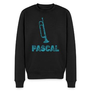 Pascal - Pull Premium bio Homme - noir - Devant - Nico (187cm)