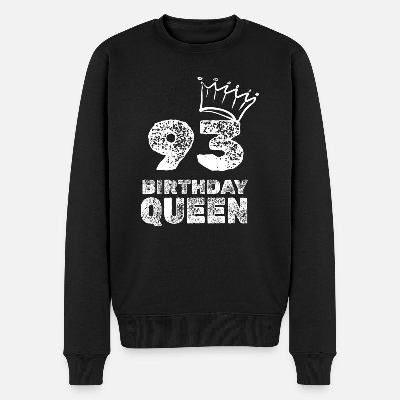 Alter 93 - Männer Premium Bio Pullover - Schwarz