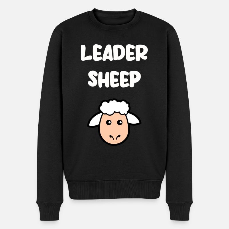Leadersheep - Pull Premium bio Homme - noir