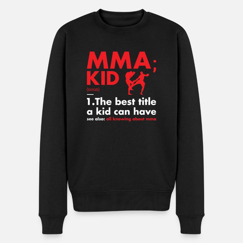 Sport Kid Definition MMA - Männer Premium Bio Pullover - Schwarz