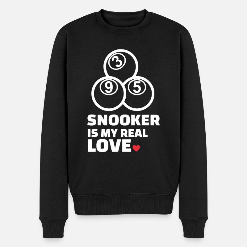 J’adore le billard - Pull Premium bio Homme - noir