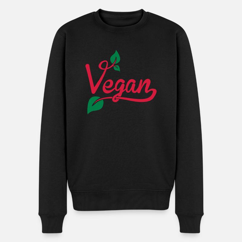 Vegan - Pull Premium bio Homme - noir