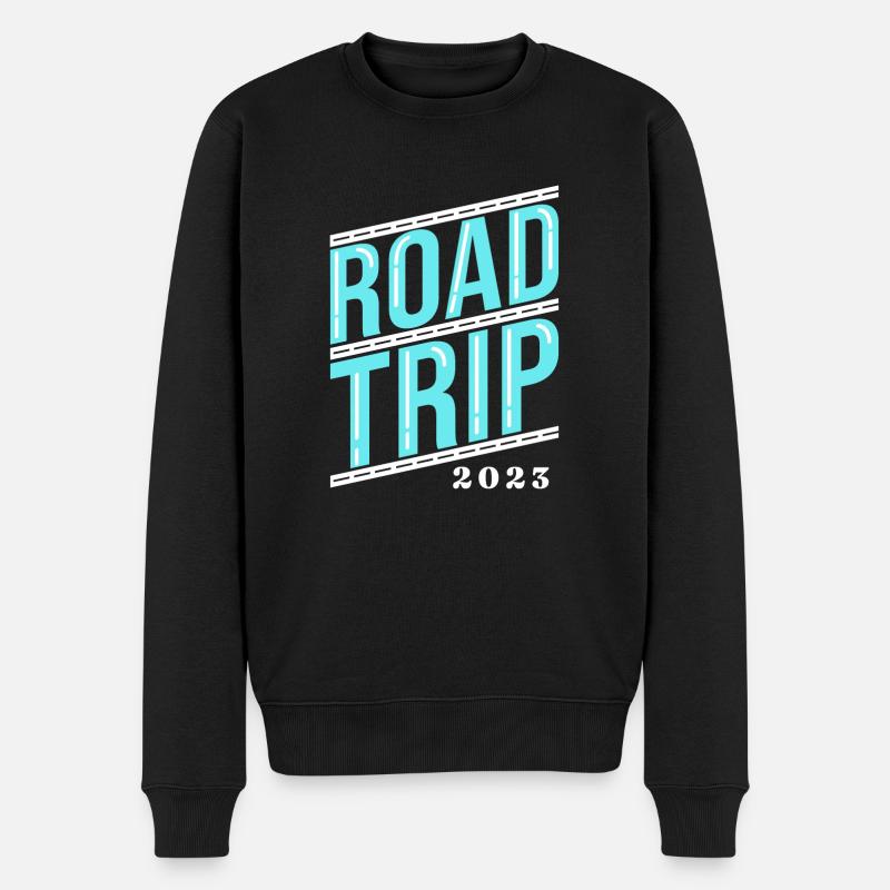 Road Trip - Pull Premium bio Homme - noir