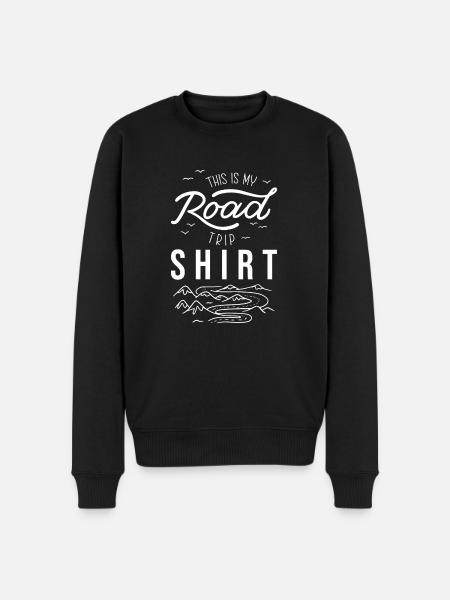 Road Trip - Männer Premium Bio Pullover - Schwarz