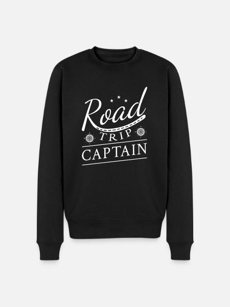Road Trip - Männer Premium Bio Pullover - Schwarz