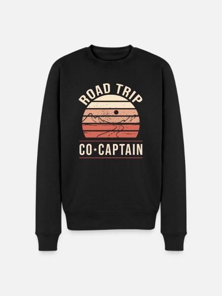 Road Trip - Men's Premium Organic Jumper - black