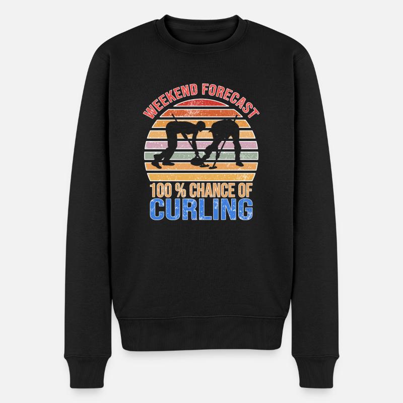 Curling - Pull Premium bio Homme - noir