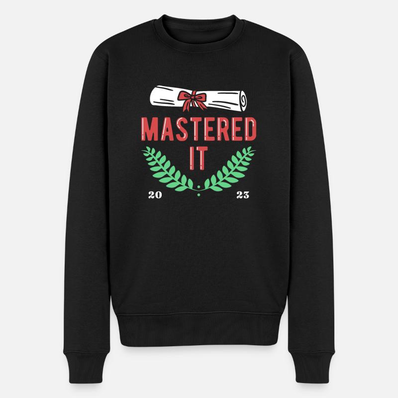 Master Université - Pull Premium bio Homme - noir