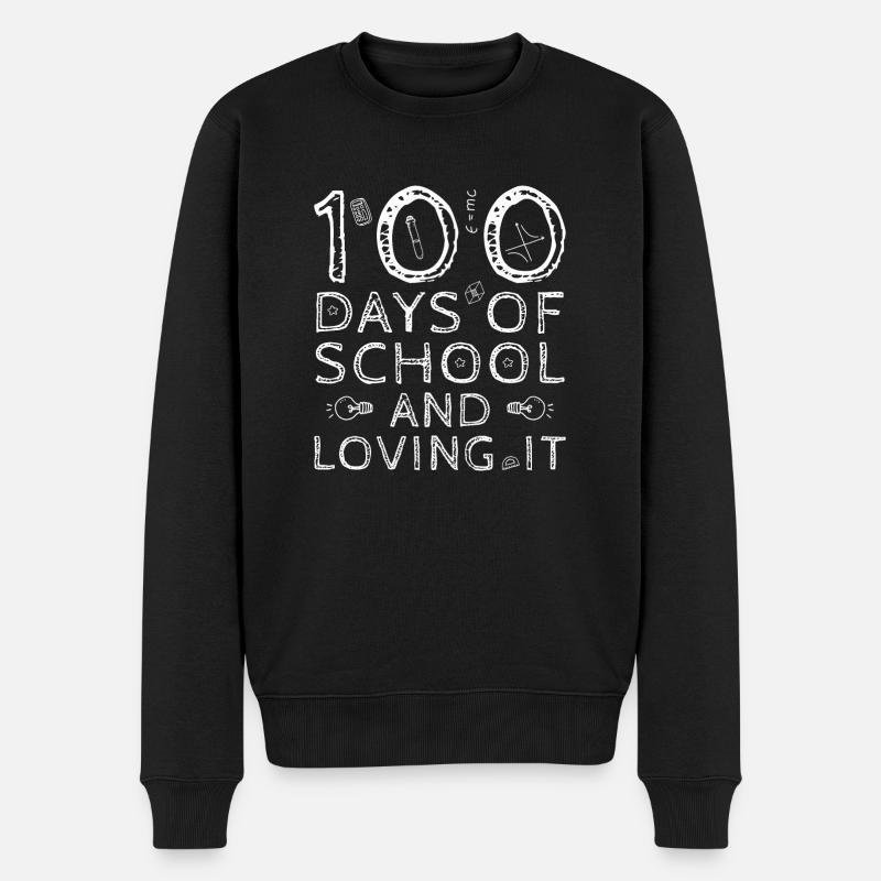 100 jours d’école - Pull Premium bio Homme - noir
