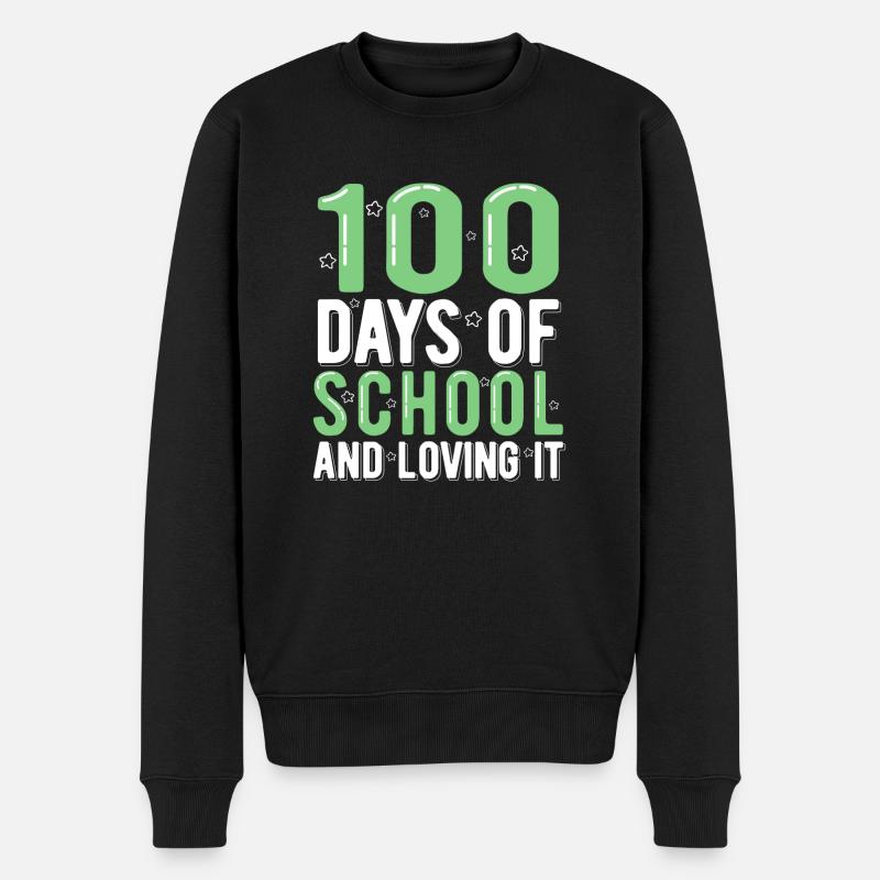 100 jours d’école - Pull Premium bio Homme - noir