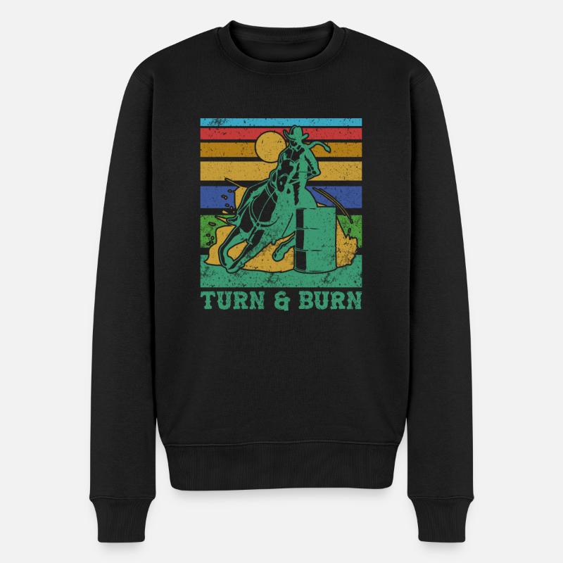 Course de barils - Pull Premium bio Homme - noir