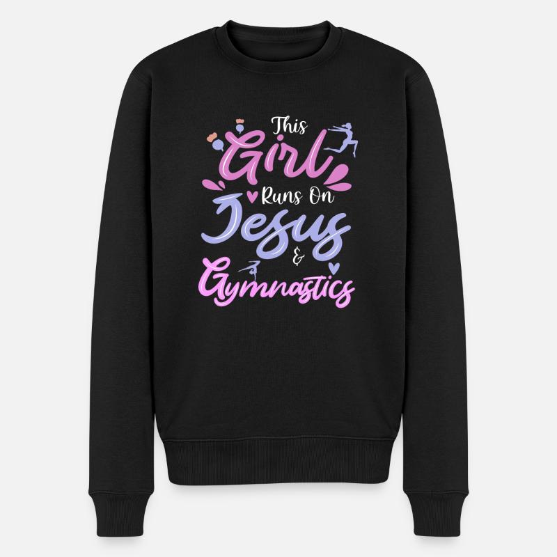 Gymnastique Gymnastique Gymnastes - Pull Premium bio Homme - noir