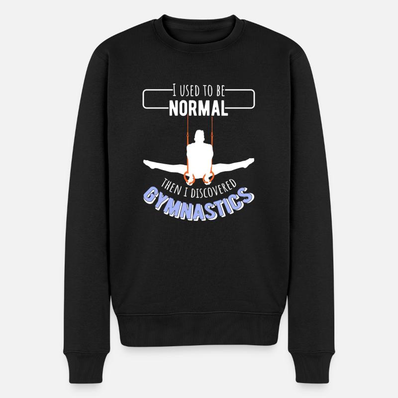 Gymnastik Turnen Turner - Männer Premium Bio Pullover - Schwarz