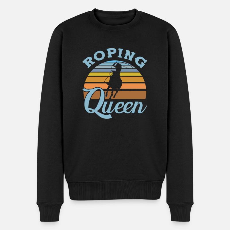 Équipe Roping - Pull Premium bio Homme - noir