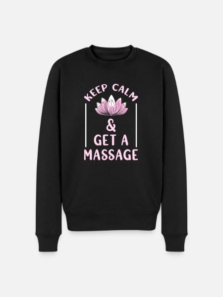 Masseuse therapy massage - Men's Premium Organic Jumper - black
