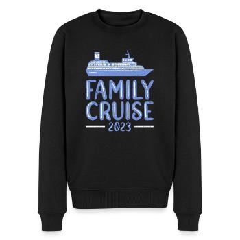 Croisière en famille - Pull Premium bio Homme - noir - Devant - Nico (187cm)