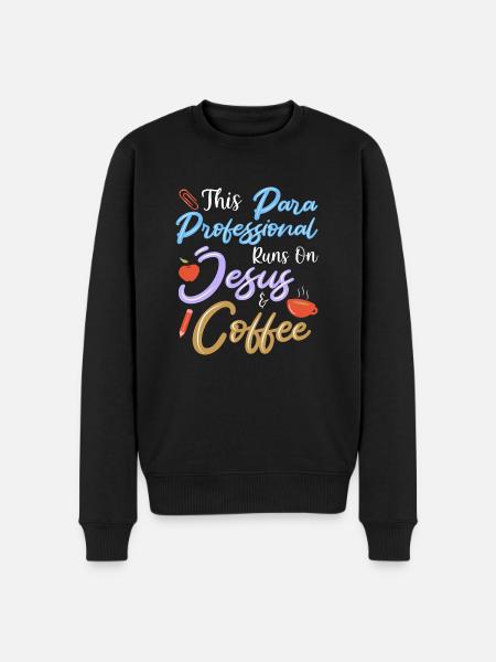 Paraprofessional - Men's Premium Organic Jumper - black