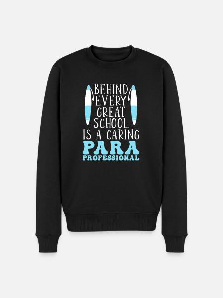 Paraprofessional - Men's Premium Organic Jumper - black
