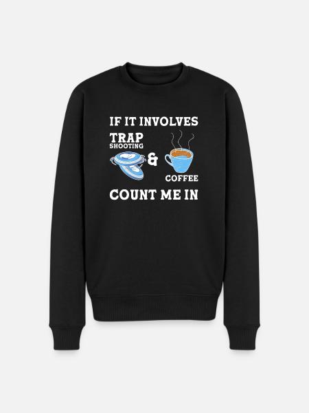 Clay pigeon shooting - Men's Premium Organic Jumper - black