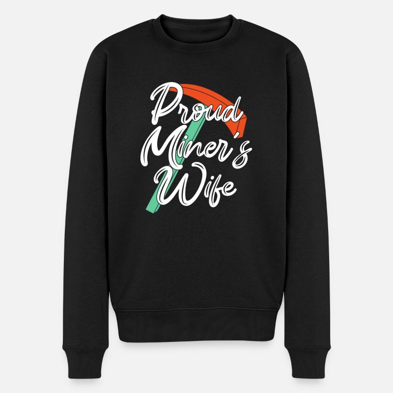 Mineurs de mines - Pull Premium bio Homme - noir