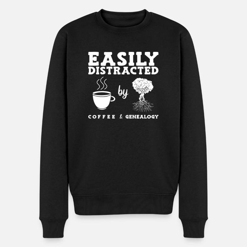 Généalogiste - Pull Premium bio Homme - noir