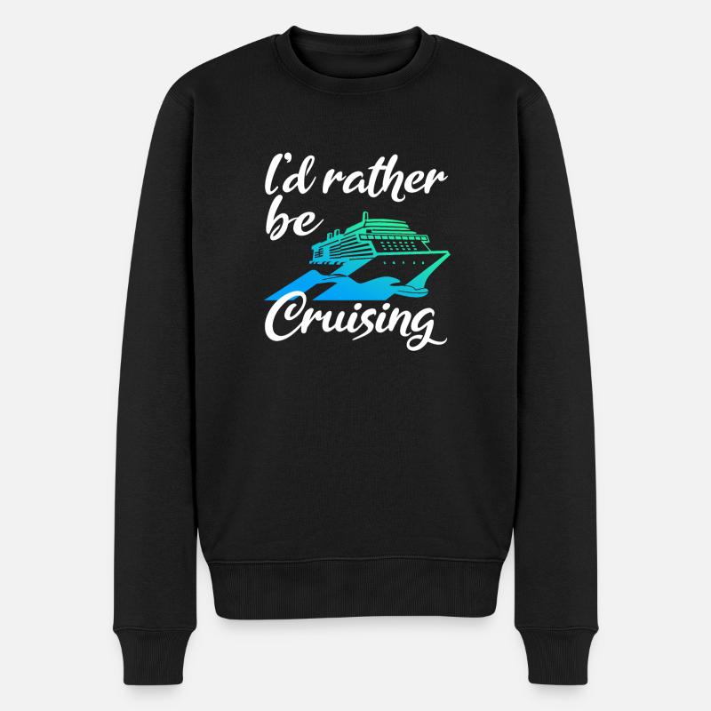 Bateau de croisière - Pull Premium bio Homme - noir