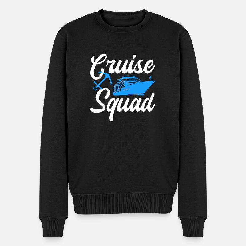 Bateau de croisière - Pull Premium bio Homme - noir
