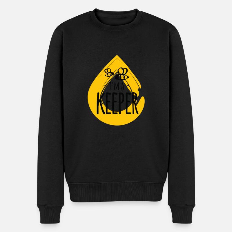 I'm a Keeper honey animal insect beekeeper - Pull Premium bio Homme - noir