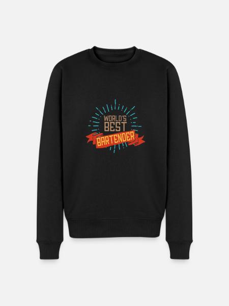 The world's best bartenders - Men's Premium Organic Jumper - black
