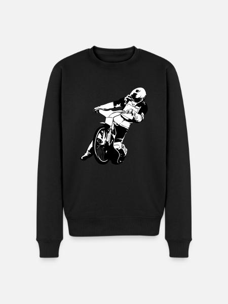 Speedway Racing - Männer Premium Bio Pullover - Schwarz