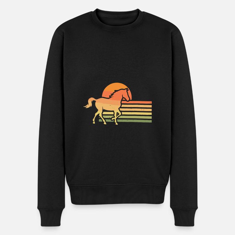 Cheval - Pull Premium bio Homme - noir