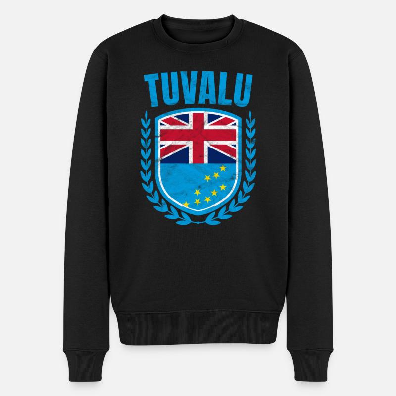 Tuvalu - Pull Premium bio Homme - noir