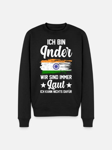 Indian India Indians - Men's Premium Organic Jumper - black