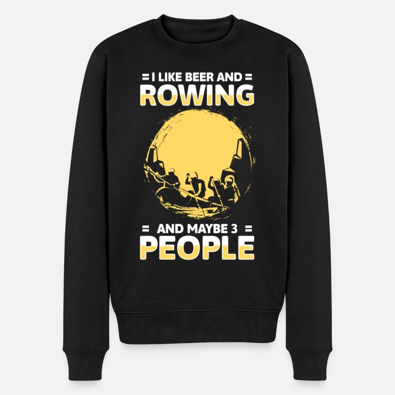 Équipe d’aviron Boat Eights - Pull Premium bio Homme - noir