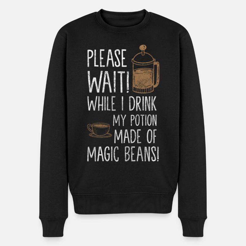 Potion Gesundheit Apotheke - Männer Premium Bio Pullover - Schwarz