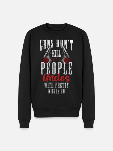 Weapon Shot - Men's Premium Organic Jumper - black