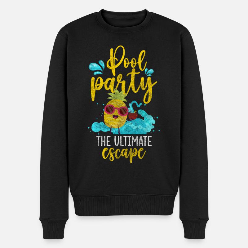 Plongée en piscine Loisirs Eau - Pull Premium bio Homme - noir