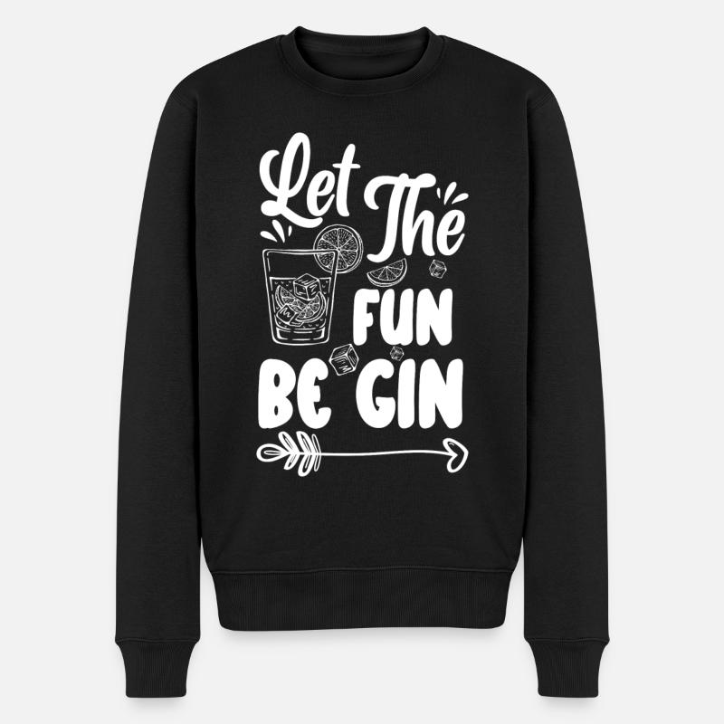 Alcool Boisson Buveur Alcool - Pull Premium bio Homme - noir