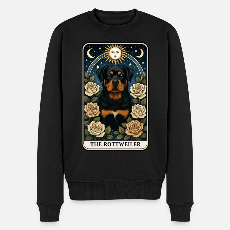 Rottweiler - Männer Premium Bio Pullover - Schwarz