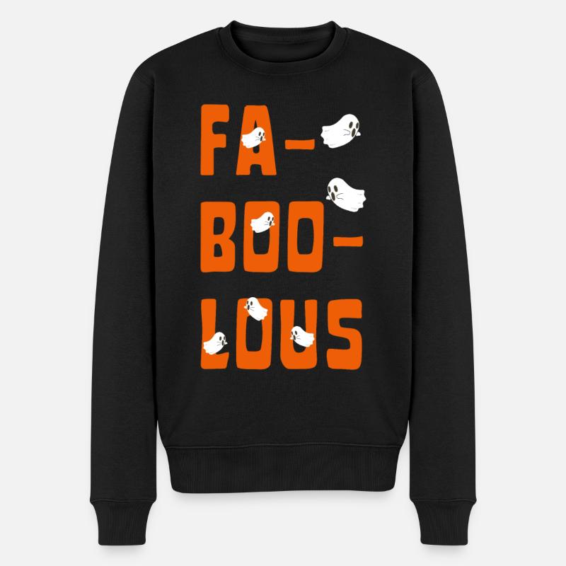 FA BOO LOUS Funny Halloween - Pull Premium bio Homme - noir