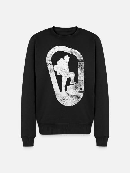 Hiker- - Men's Premium Organic Jumper - black