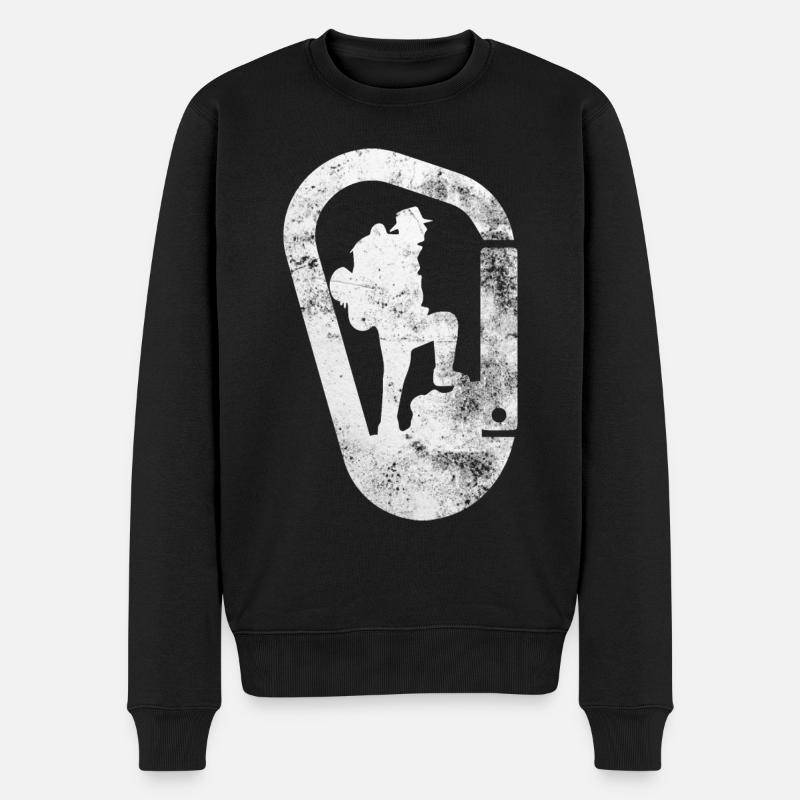 Randonneur- - Pull Premium bio Homme - noir