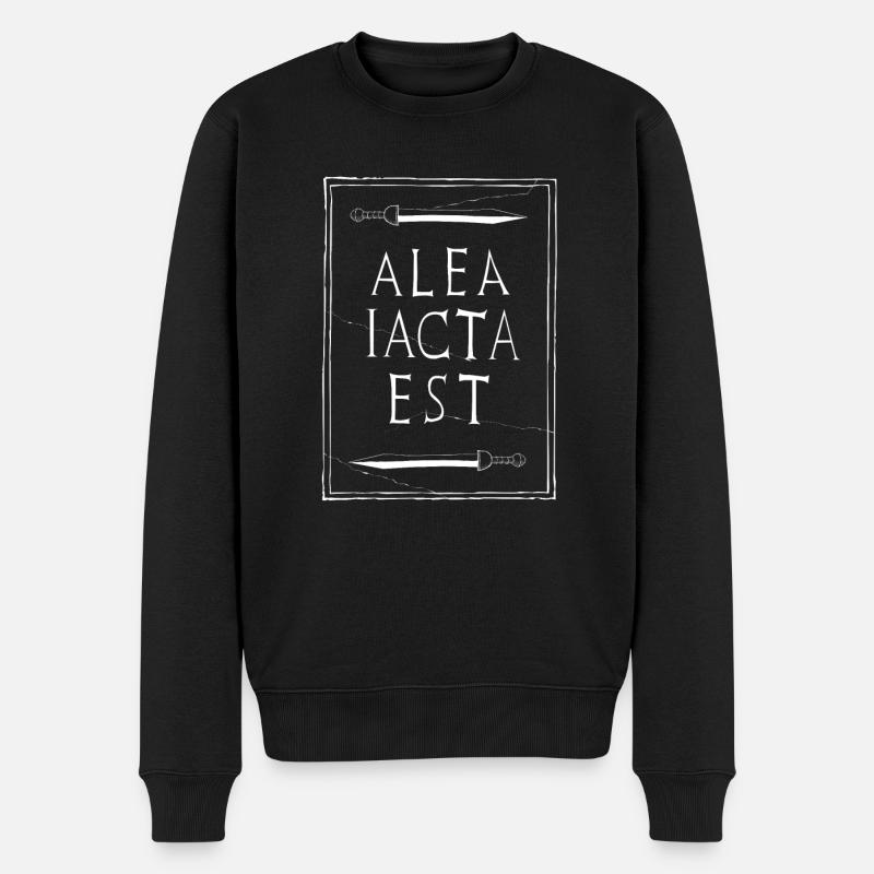 ALEA albus - Pull Premium bio Homme - noir