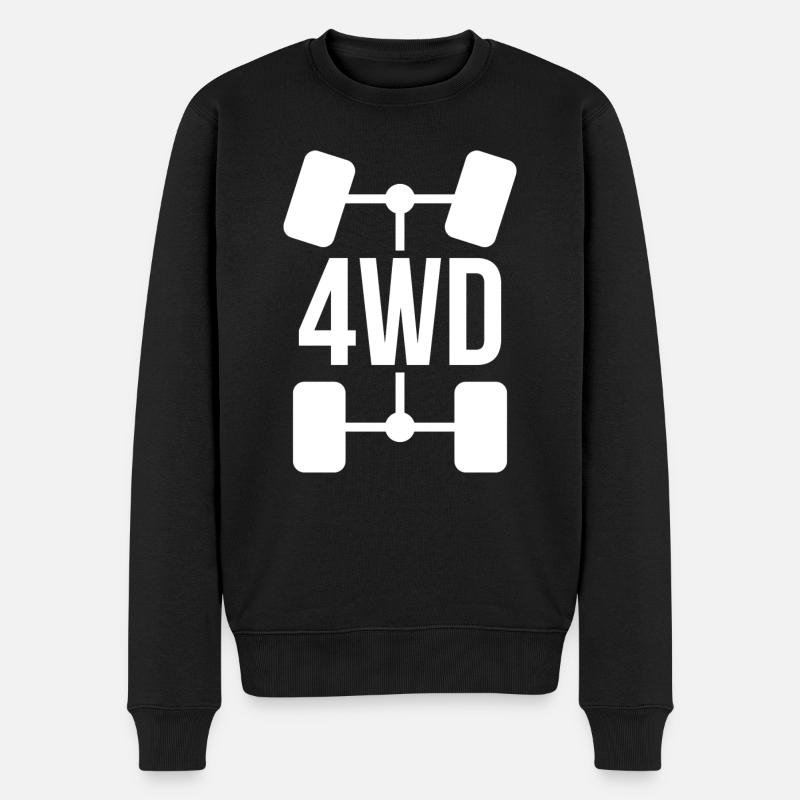 4x4 cadeau tout-terrain véhicule - Pull Premium bio Homme - noir