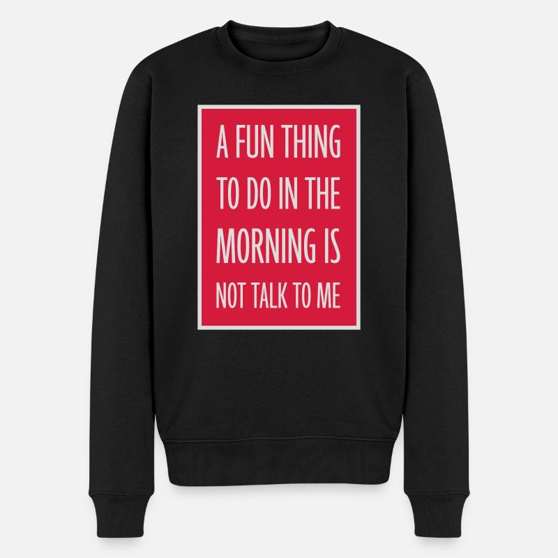 ne me parle pas - Pull Premium bio Homme - noir