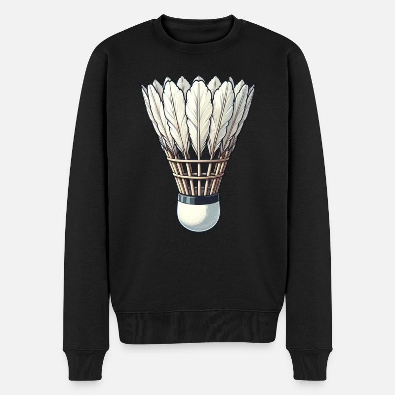 Design de badminton cool - Pull Premium bio Homme - noir