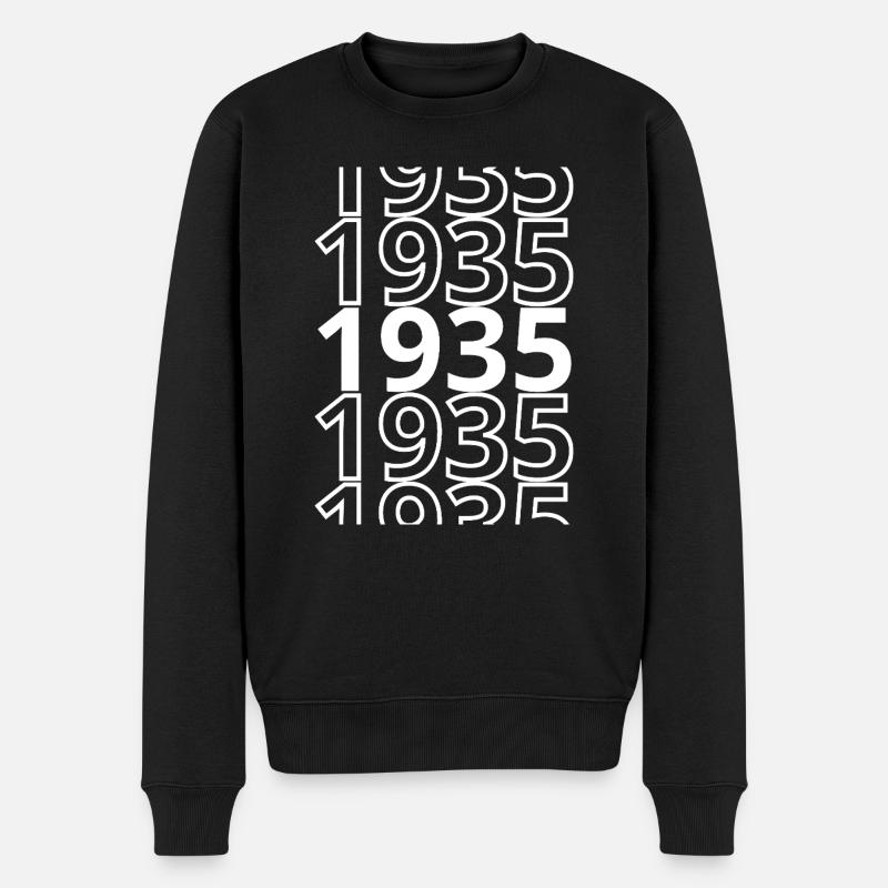 1935 1935 1935 - Pull Premium bio Homme - noir