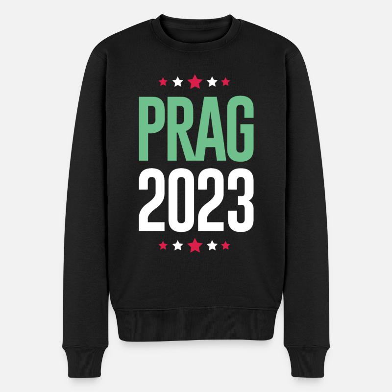 Prague 2023 - Pull Premium bio Homme - noir