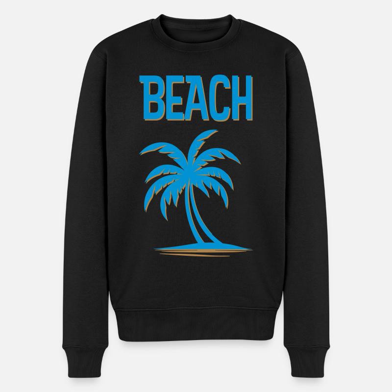 Plage - Pull Premium bio Homme - noir