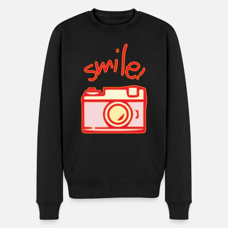 Caméra - Pull Premium bio Homme - noir